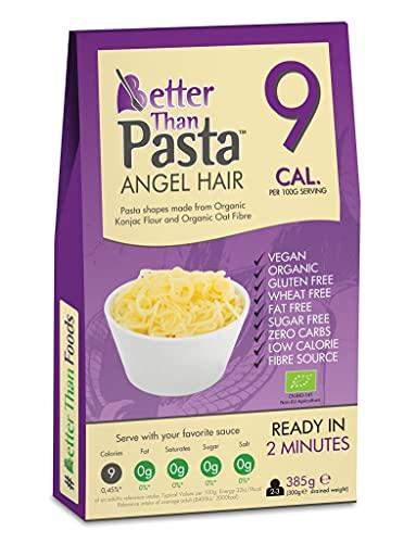 Better Than Pasta Angel Hair Zero Carbohydrate 385 Grams | Made from Gluten Free Organic Konjac Flour | Keto Paleo Diet and Vegan | Zero Sugar and Low Calorie Food (6) - Carb Free Zone
