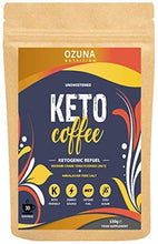Load image into Gallery viewer, Keto Coffee | Instant Bulletproof Ketogenic Refuel Coffee with MCT Oil | Zero Carb, Sugar Free, Low Calorie Ketosis Diet Drink | Unsweetened - 30 Servings
