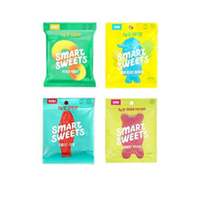 Load image into Gallery viewer, SmartSweets Peach Ring Gummy, Sour Gummy Bears, Sweet Fish, Sour Buddies, Assortment Pack, Low Carb, Low Sugar, 7.2 oz. Total Keto-Friendly - Including New Flavor Peach Ring!
