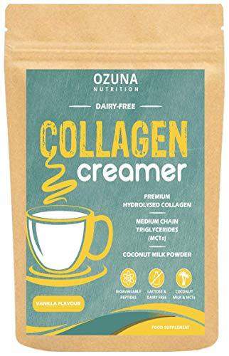 Collagen Coffee Creamer, Keto & Paleo, Premium Hydrolysed Collagen  Peptides & Coconut MCT Powder, Dairy-Free