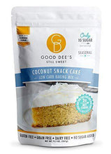 Load image into Gallery viewer, Good Dee’s Coconut Snack Cake Baking Mix - Low Carb Keto Baking Mix (2g Net Carbs, 12 Serving) | Sugar-Free, Gluten-Free, Grain-Free &amp; Dairy-Free | Diabetic, Atkins &amp; WW Friendly
