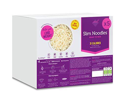 Eat Water Slim Pasta Noodles No Drain Low Carbohydrate Enviro 5 Pack * 200 Grams | - Carb Free Zone