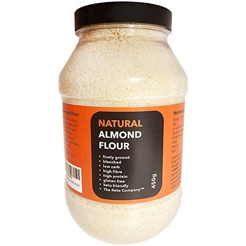 The Keto Company Almond Flour 450g Jar l Keto Friendly, Low Carb, Gluten Free, Vegan