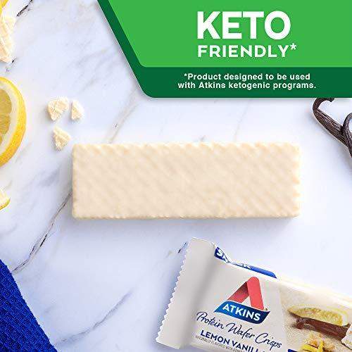 atkins lemon wafers