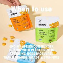Load image into Gallery viewer, BRAMI Lupini Beans Snack, Mini | 4g Plant Protein, 0g Net Carbs | Vegan, Vegetarian, Keto, Plant Based, Mediterranean Diet | 1.06 Ounce (8 Count) - Carb Free Zone
