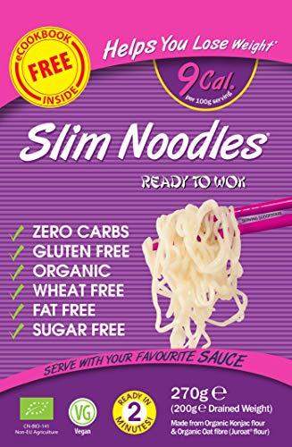 Eat Water Slim Pasta Noodles Zero Carbohydrate 270 Grams (5 Pack) - Carb Free Zone