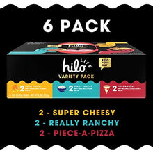 Load image into Gallery viewer, Hilo Life Keto Friendly Low Carb Snack Mix, Super Cheesy, Really Ranchy &amp; Piece-A-Pizza, 6 Count 3 Flavor Variety Pack 8.88 Ounce
