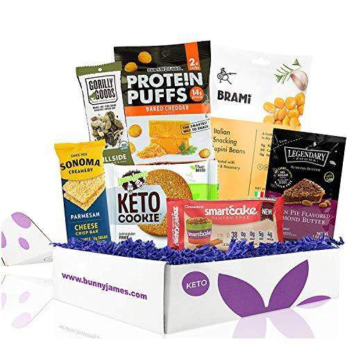 Bunny James Boxes - Keto Snack Subscription: 7 snacks - Carb Free Zone
