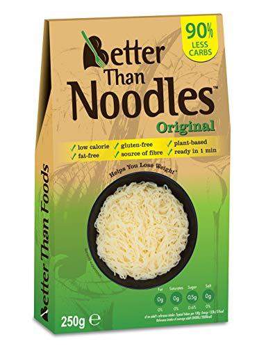 Better Than Pasta No Drain | Made from Gluten Free Konjac Flour | Vegan | Zero Sugar and Low Calorie Food (Noodles, 6) - Carb Free Zone