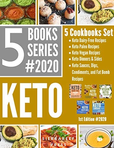 KETO: Healthy Eating Keto Cookbook 2020 (Paleo, paleo way, 5 books series, ketogenic diet, keto living, diabetes, low carb, fat bombs, boxed sets, eating better, nutrition, skin ailments)