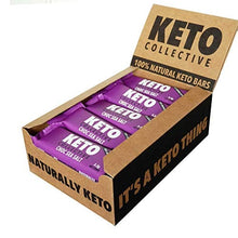 Load image into Gallery viewer, Keto Collective Wholefood Keto Bars I 15x40g I Choc Sea Salt I 2.8g Net Carbs I Low carb I High Fibre I Natural Ingredients I Source of Protein I Fuel for a Keto Lifestyle I Gluten Free I Vegan
