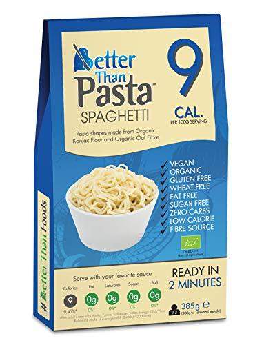 Better Than Pasta Spaghetti Zero Carbohydrate | Made from Gluten Free Organic Konjac Flour | Keto Paleo Diet and Vegan | Zero Sugar and Low Calorie (6) - Carb Free Zone