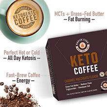 Load image into Gallery viewer, Rapid Fire Caramel Macchiato Ketogenic High Performance Keto Coffee Pods, Supports Energy &amp; Metabolism, Weight Loss, Ketogenic Diet 16 Single Serve K Cup Pods
