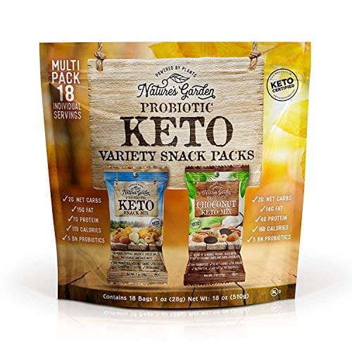 Nature's Garden Keto Variety Snack Packs - 18oz (Pack of 1)