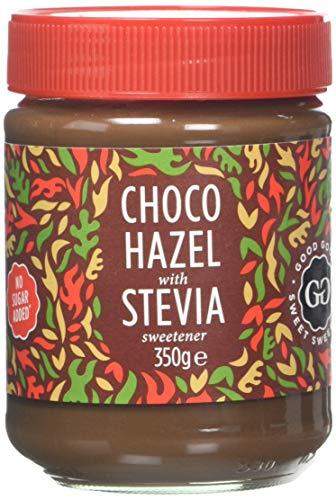 Belgian Choco Hazel with Stevia and Maltitol 12 oz (350g) - No Added Sugar - A healthy and delicious Option For Those Who Love Chocolate Spreads - Gluten Free - Vegetarian Friendly - Carb Free Zone