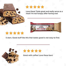 Load image into Gallery viewer, SlimFast Keto Meal Replacement Bar Pantry Friendly Chocolate Chip Cookie Dough, 5 Count
