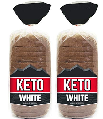 Keto Bread Zero Net Carb Low Carb Food - Keto-Friendly 4g Protein per Slice - Great for Your Keto Diet - 2 Bread Loaves Included (2)