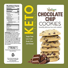 Load image into Gallery viewer, Too Good Gourmet Keto Cookies, Soft-Baked Healthy Snacks, Sugar and Grain-Free Low Carb Keto Snacks, Healthy Sweets with Less Than 2g Net Carbs (5oz Box, Chocolate Chip)
