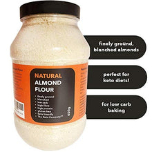 Load image into Gallery viewer, The Keto Company Almond Flour 450g Jar l Keto Friendly, Low Carb, Gluten Free, Vegan

