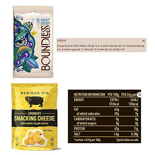 20 count Keto Snack Box - Gift Care Package with Variety of Protein Bars,  Cheese Crisps, Nuts, Jerky - Low Carb, High in Fat & Protein Ketogenic  Friendly Healthy Treats