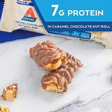 Load image into Gallery viewer, Atkins Snack Bar, Caramel Chocolate Nut Roll, Keto Friendly, 1.55 oz, 8 count - Carb Free Zone
