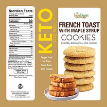 Load image into Gallery viewer, Too Good Gourmet Keto Cookies, Soft-Baked Healthy Snacks, Sugar and Grain-Free Low Carb Keto Snacks, Healthy Sweets with Less Than 2g Net Carbs (5 oz boxes, French Toast)
