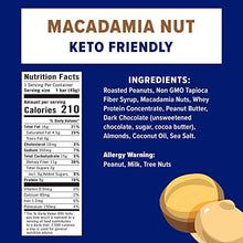 Load image into Gallery viewer, JiMMY! Keto Macadamia Nut, Keto Friendly Bar, 16g Fat, 4g Net Carbs, High Fats and Low Net Carbs, Grain and Gluten Free, 12 Count, Packaging May Vary…
