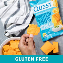 Load image into Gallery viewer, Quest Nutrition Protein Chips, Cheddar &amp; Sour Cream, Pack of 12
