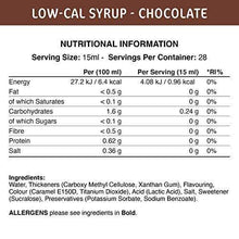 Load image into Gallery viewer, Fit Cuisine Low-Cal Syrup 425ml - Low Calorie, Gluten Free, No Added Sugar, 0 Fat, Keto, Vegan. for Pancakes, Desserts, Porridge, Ice Cream. Gym &amp; Fitness, Weight Loss, LowCarb Diet (Chocolate) - Carb Free Zone
