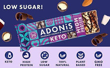 Load image into Gallery viewer, Adonis Keto Protein Bars | Hazelnut Crunch &amp; Chocolate Snack Bars | 100% Natural Nut Snacks, Low Carb, High in Protein, Vegan, Gluten Free, Low Sugar, Paleo - Box of 6 - Carb Free Zone
