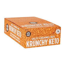 Load image into Gallery viewer, Krunchy Keto Bar (15x35g) - High Fibre Low Carb All Natural No Sugar Added - Salty Caramel Nut
