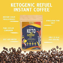 Load image into Gallery viewer, Keto Diet Drink | Bulletproof Coffee with Premium Coconut MCT Oil | Zero Carb, Sugar Free, Low Calorie Ketones Diet Drink | Cinnamon Flavour - 30 Servings

