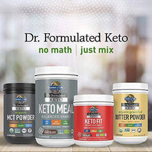 Load image into Gallery viewer, Garden of Life Dr. Formulated Keto Fit Weight Loss Shake - Chocolate Powder, 10 Servings, Truly Grass Fed Butter &amp; Whey Protein, Studied Ingredients Plus Probiotics, Non-GMO, Gluten Free, Keto, Paleo - Carb Free Zone

