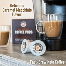 Load image into Gallery viewer, Rapid Fire Caramel Macchiato Ketogenic High Performance Keto Coffee Pods, Supports Energy &amp; Metabolism, Weight Loss, Ketogenic Diet 16 Single Serve K Cup Pods
