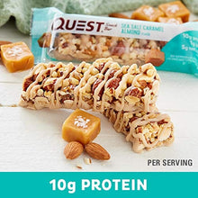 Load image into Gallery viewer, Quest Nutrition Sea Salt Caramel Almond Snack Bar, High Protein, Low Carb, Gluten Free, Keto Friendly, 12-Count
