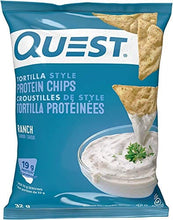 Load image into Gallery viewer, QUEST NUTRITION Tortilla Style Protein Chips, Ranch, 32 g
