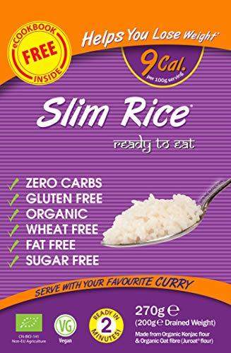 Eat Water Slim Pasta Rice Organic 270g (Pack of 10) - Carb Free Zone