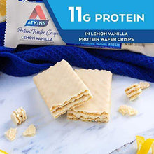 Load image into Gallery viewer, Atkins Protein Wafer Crisps, Lemon Vanilla, Keto Friendly, 5 Count - Carb Free Zone
