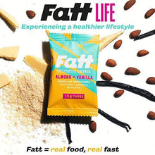 Load image into Gallery viewer, Fatt (aka Fattbar) Ketogenic Butter Cookies (Almond &amp; Vanilla, 5-Pack) | New Name - Same Keto Cookie | 1.5g Carbs | Super Fats Natural Keto Snacks | Low Carb, High Fibre, Low Sugar, Sweetener Free - Carb Free Zone
