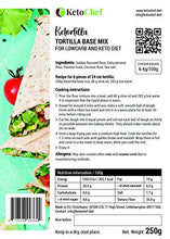 Load image into Gallery viewer, Ketortilla, Low Carb Tortilla Base Mix, Suitable for Vegans, Vegetarians, Paleo, Keto and Low Carbohydrate Diets
