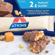 Load image into Gallery viewer, Atkins Snack Bar, Caramel Chocolate Nut Roll, Keto Friendly, - Carb Free Zone
