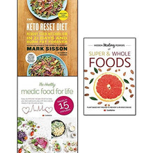 Load image into Gallery viewer, keto reset diet, hidden healing powers of super &amp; whole foods and healthy medic food for life 3 books collection set - reboot your metabolism in 21 days and burn fat forever

