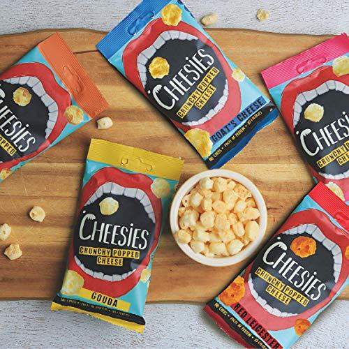 CHEESIES Crunchy Popped Cheese Snack, Multipack 20 Bags. No Carb, High ...